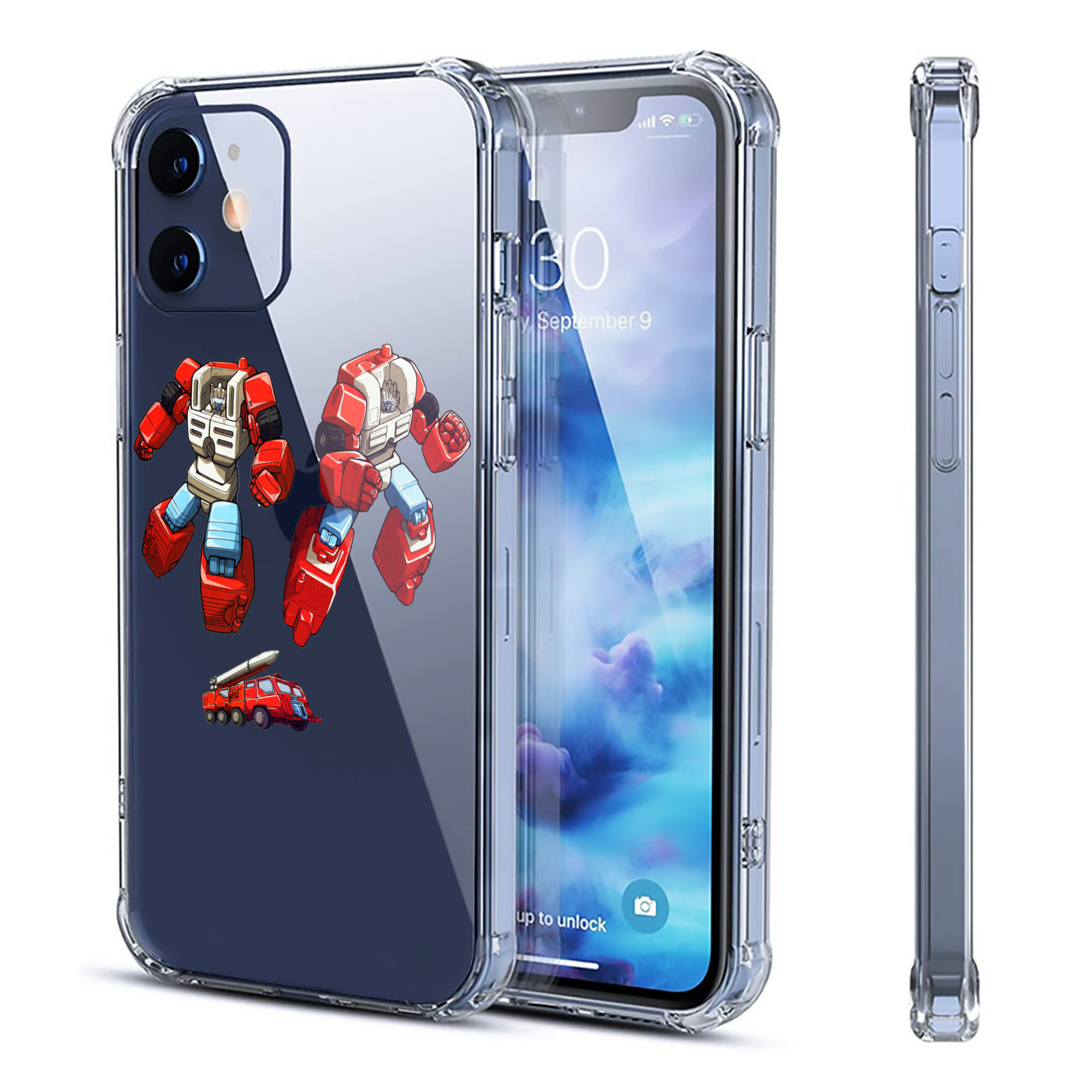 （画像用）  【iPhone 12シリーズ対応】透明スマホケース（クリアソフトケース）